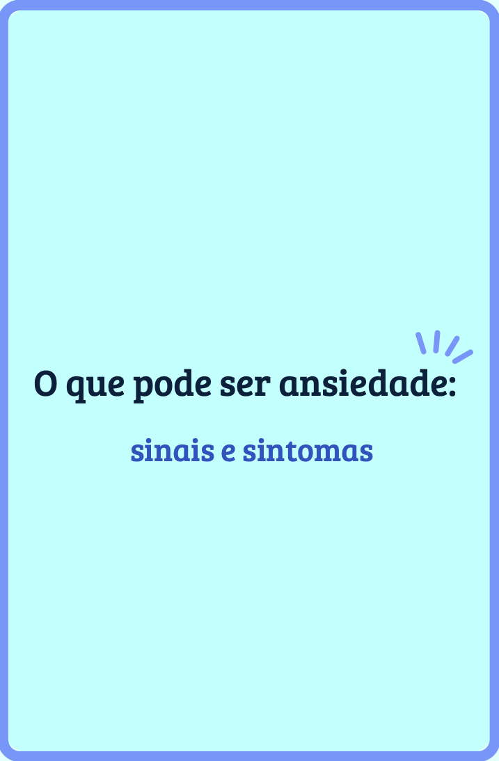 Capa da cartilha Entendendo a Ansiedade